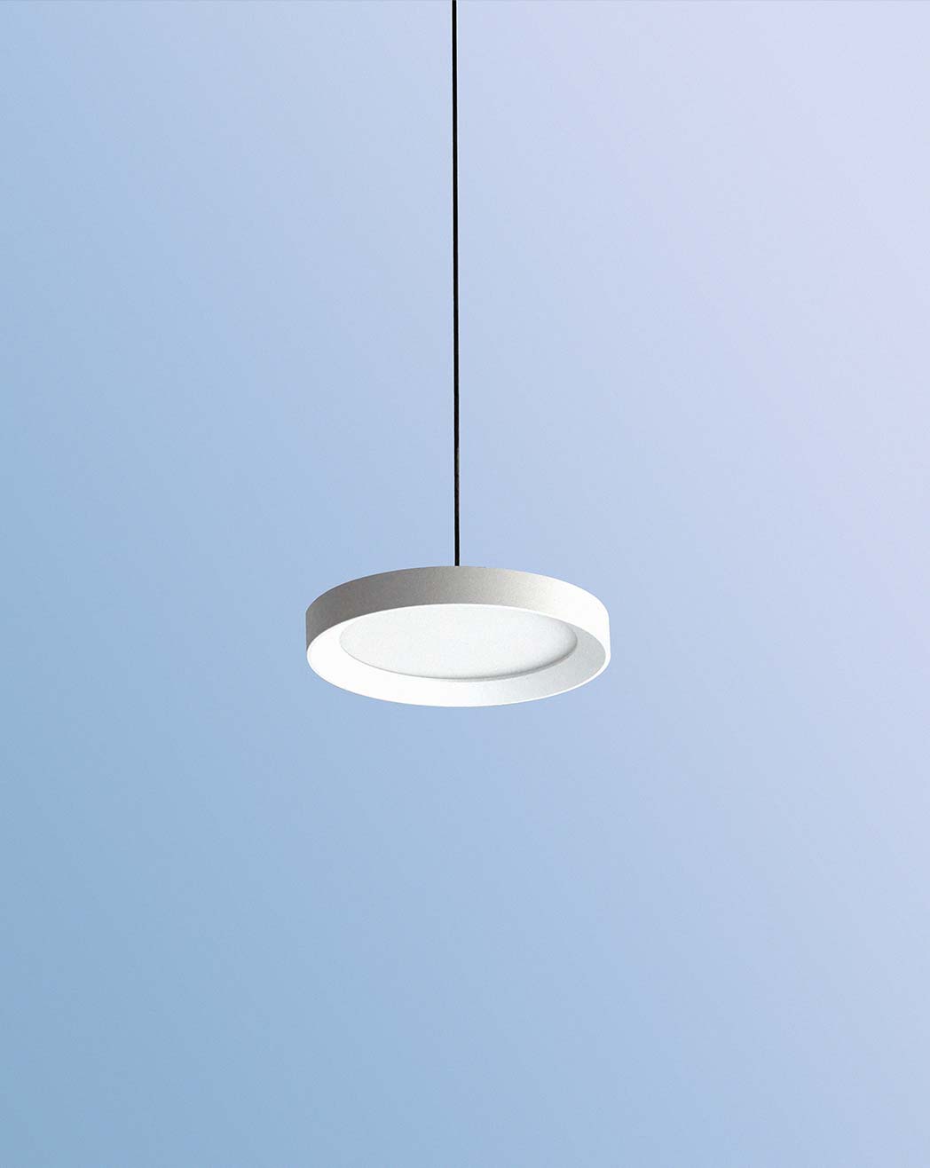 Minimal LED Semi-Flushmount Minimal white light