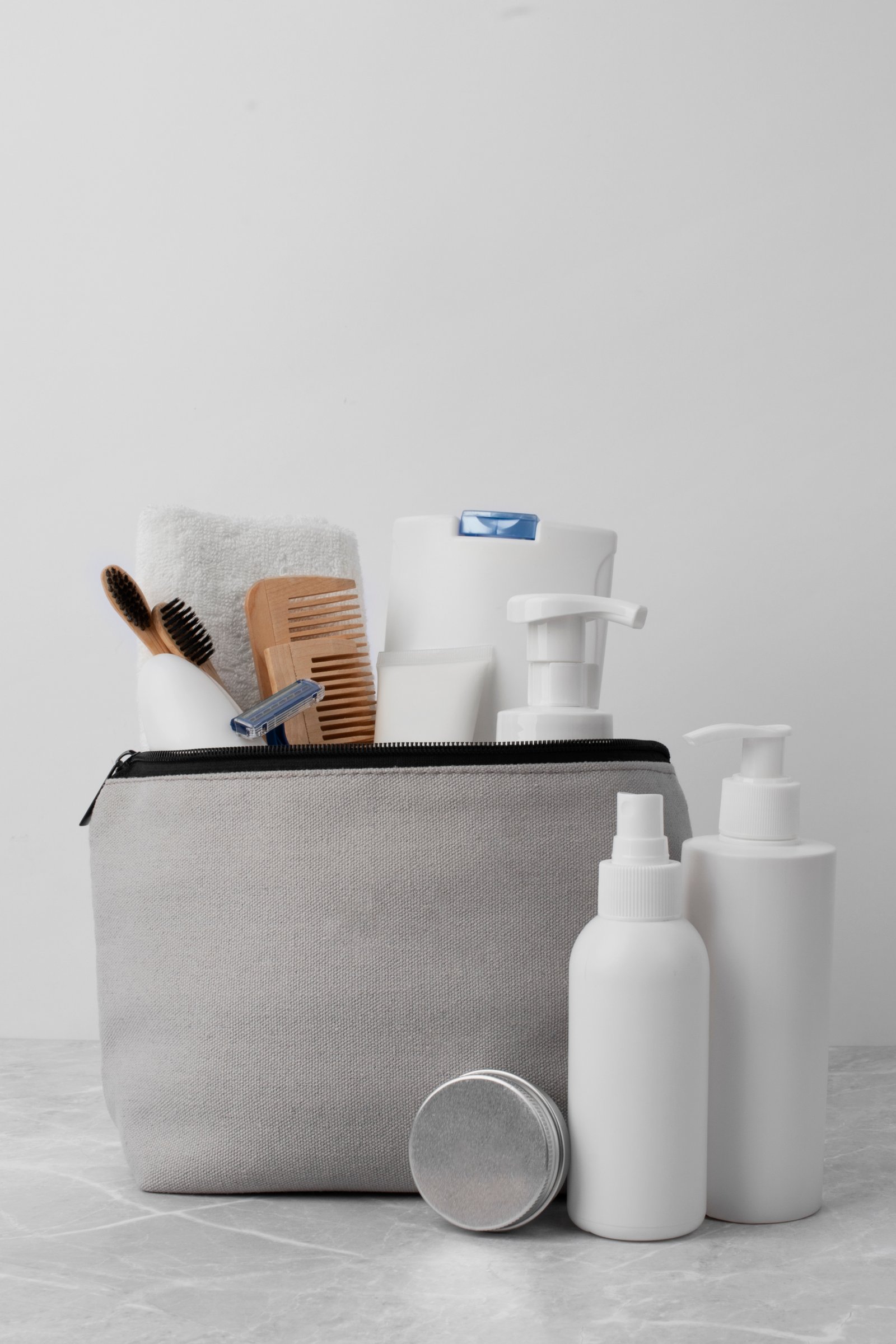 toilet-bag-with-products-arrangement